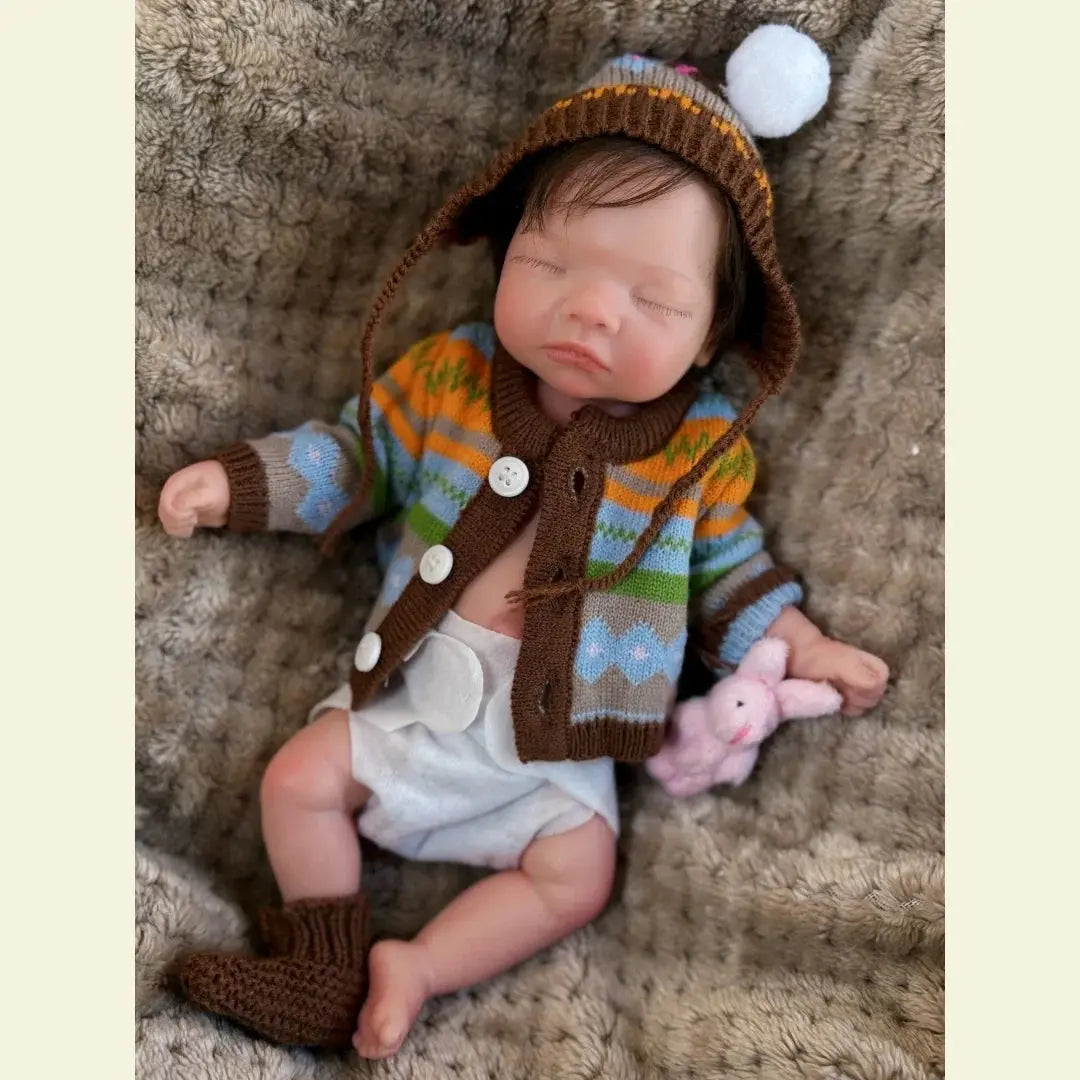 10Inch Waterproof Full Body Solid Silicone bébé reborn Girl Doll With Handmade Rooted Hair Lifelike bébé reborn Doll lifelikesiliconereborns.com
