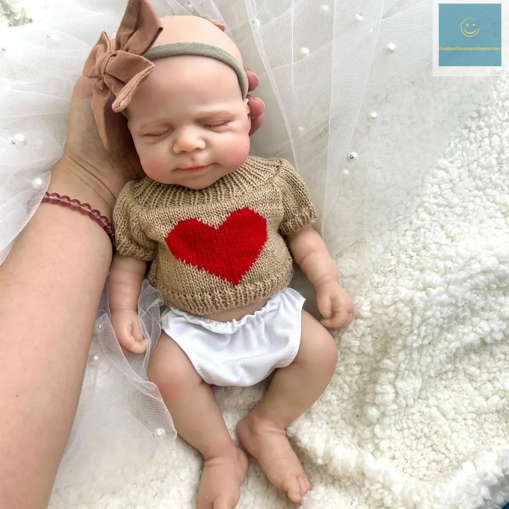 12Inch Mini Realistic Baby Girl Pascale Washable Silicone Reborn Doll with Visible Veins Skin for Kids Toy Birthday Gift lifelikesiliconereborns.com