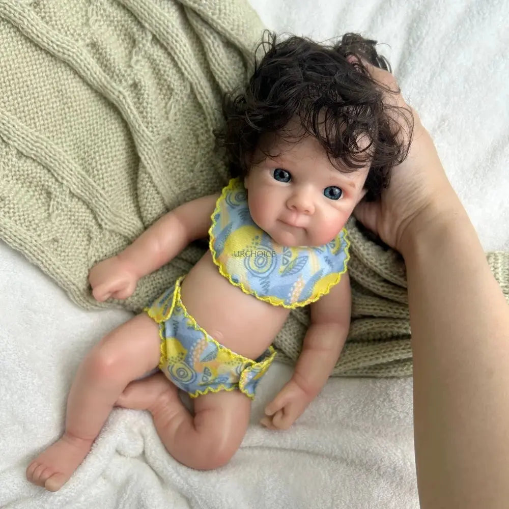 12" Lifelike Silicone Reborn Baby Girl Bettie With Rooted Hair Soft Realistic Newborn Doll For Art Collection Gift Kids Toy lifelikesiliconereborns.com