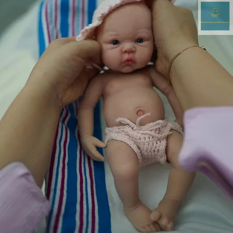 12" Micro Preemie Cute Full Body Soft Silicone Baby Doll Boy Lifelike Reborn Doll Surprise Children Anti-Stress Cuerpo Entero lifelikesiliconereborns.com