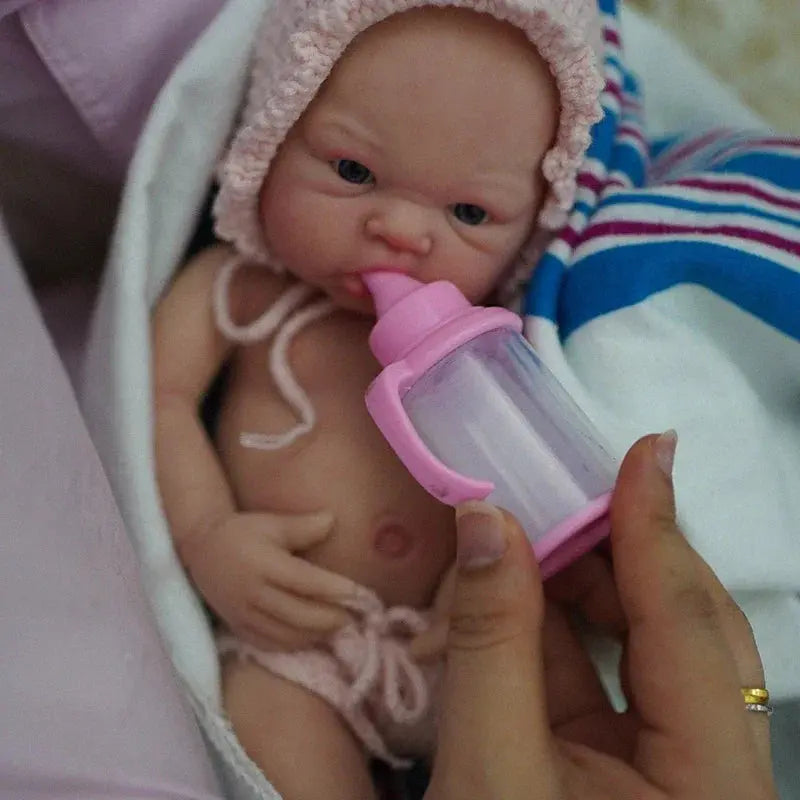 12" Micro Preemie Cute Full Body Soft Silicone Baby Doll Boy Lifelike Reborn Doll Surprise Children Anti-Stress Cuerpo Entero lifelikesiliconereborns.com