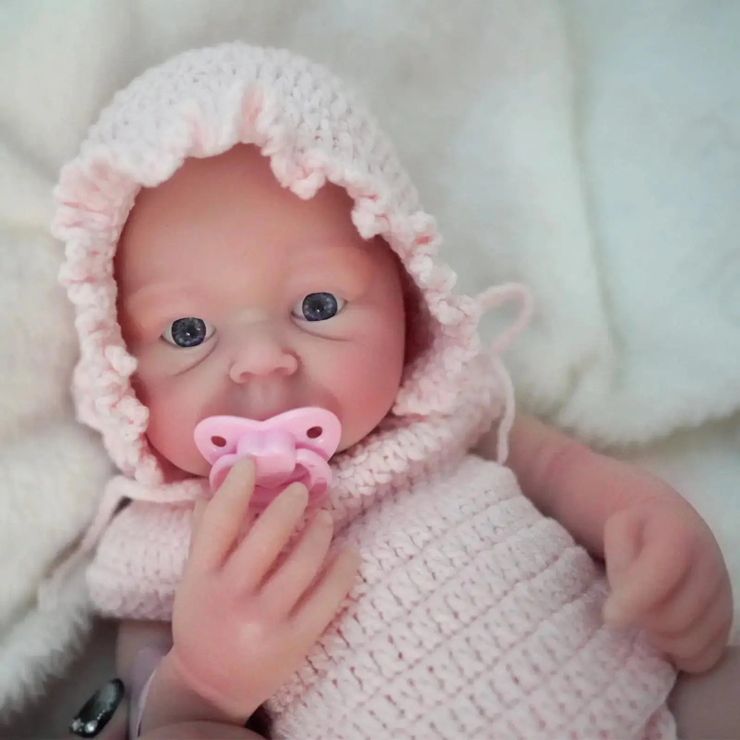 12" Micro Preemie Cute Full Body Soft Silicone Baby Doll Boy Lifelike Reborn Doll Surprise Children Anti-Stress Cuerpo Entero lifelikesiliconereborns.com