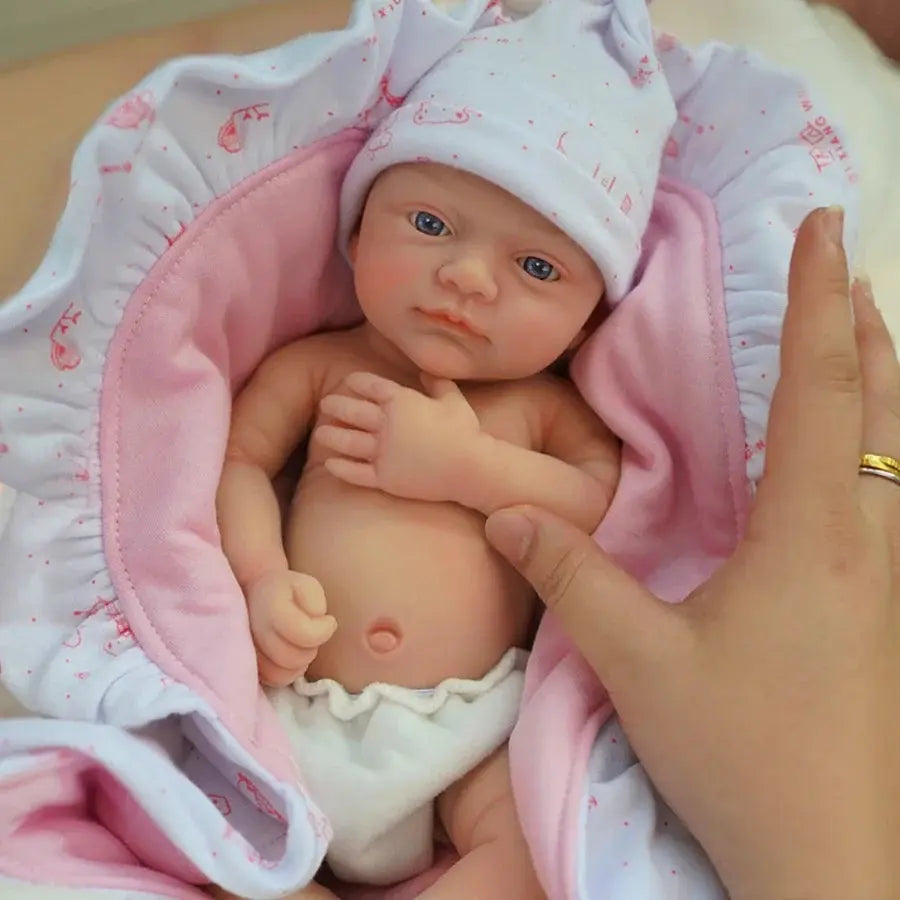 12" Micro Preemie Full Body Silicone Baby Doll Girl Alisa Lifelike Reborn Doll Surprice Children Anti-Stress lifelikesiliconereborns.com