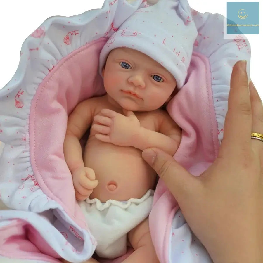 12" Micro Preemie Full Body Silicone Baby Doll Girl Alisa Lifelike Reborn Doll Surprice Children Anti-Stress lifelikesiliconereborns.com
