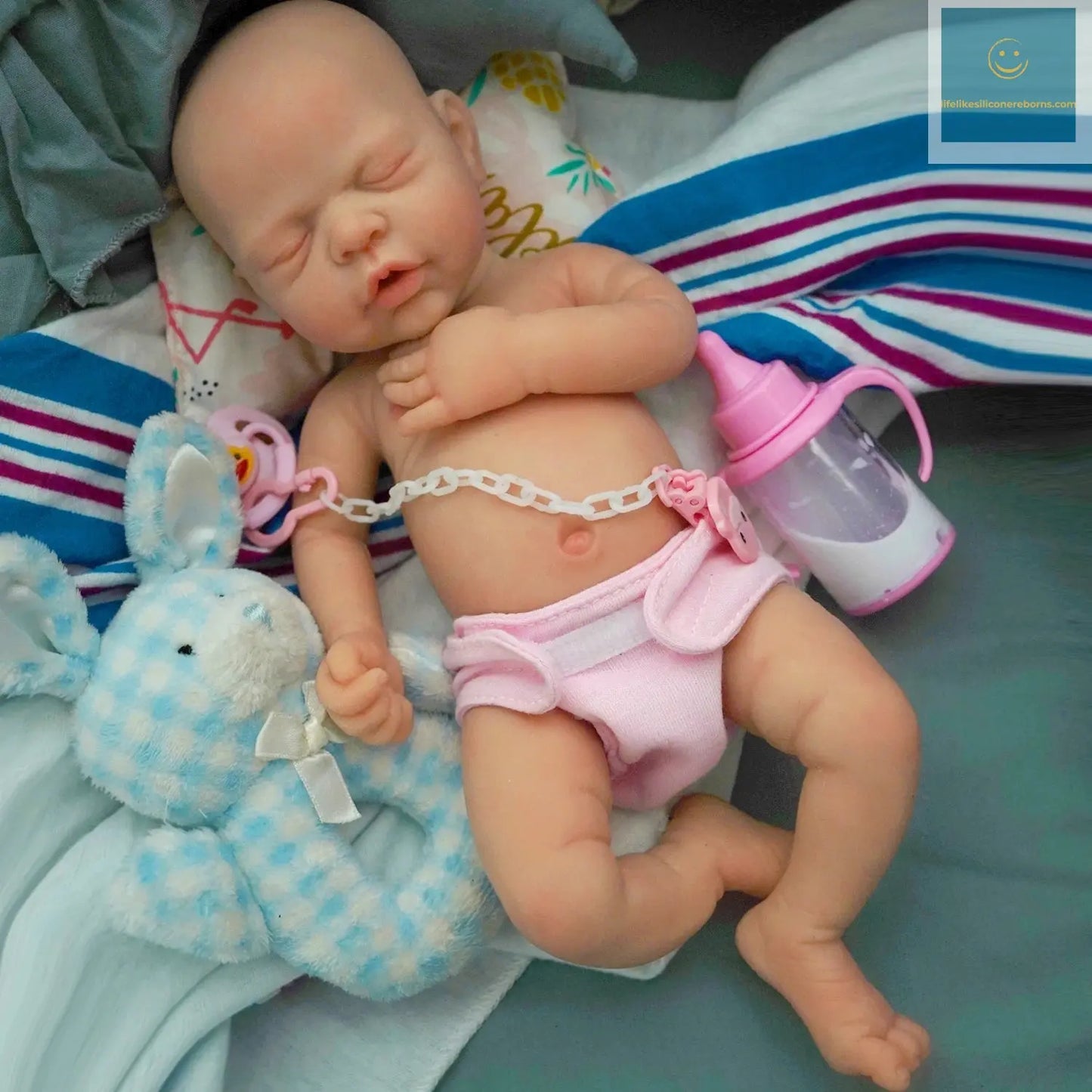 12" Micro Preemie Full Body Silicone Baby Doll Girl "Nova" Lifelike Reborn Doll Surprice Children Anti-Stress lifelikesiliconereborns.com