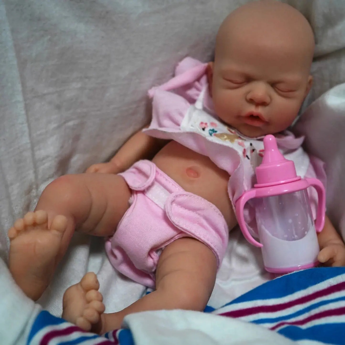 12" Micro Preemie Full Body Silicone Baby Doll Girl "Nova" Lifelike Reborn Doll Surprice Children Anti-Stress lifelikesiliconereborns.com