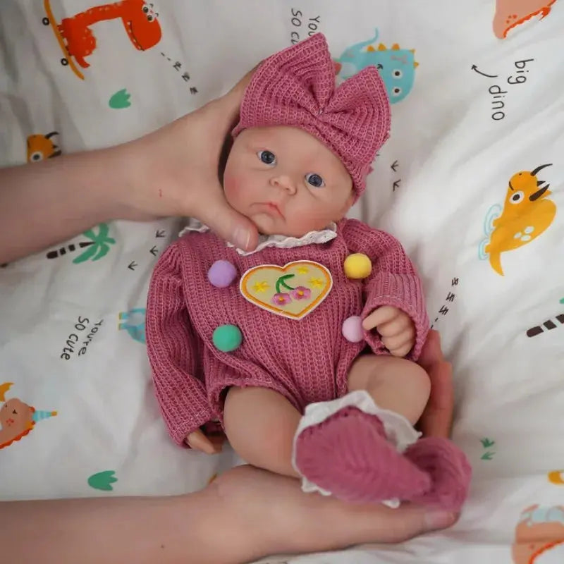 12" Micro Preemie Full Body Silicone Baby Doll Lifelike Mini Reborn Doll Surprice Children Anti-Stress My Melody Reborn Dolls lifelikesiliconereborns.com