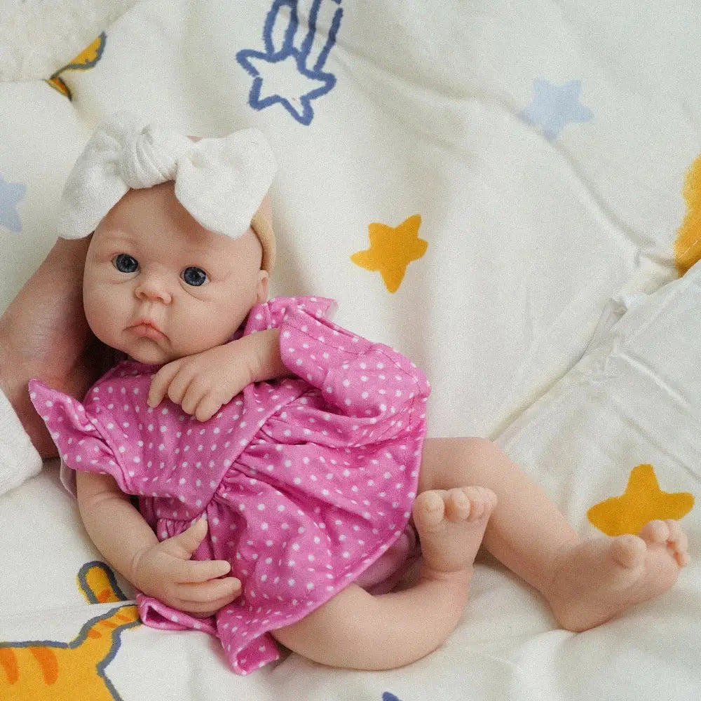 12" Micro Preemie Full Body Silicone Baby Doll Lifelike Reborn Doll Surprice Children Anti-Stress lifelikesiliconereborns.com
