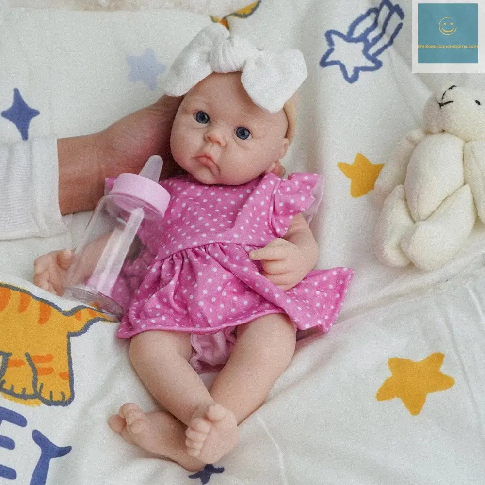 12" Micro Preemie Full Body Silicone Baby Doll Lifelike Reborn Doll Surprice Children Anti-Stress lifelikesiliconereborns.com