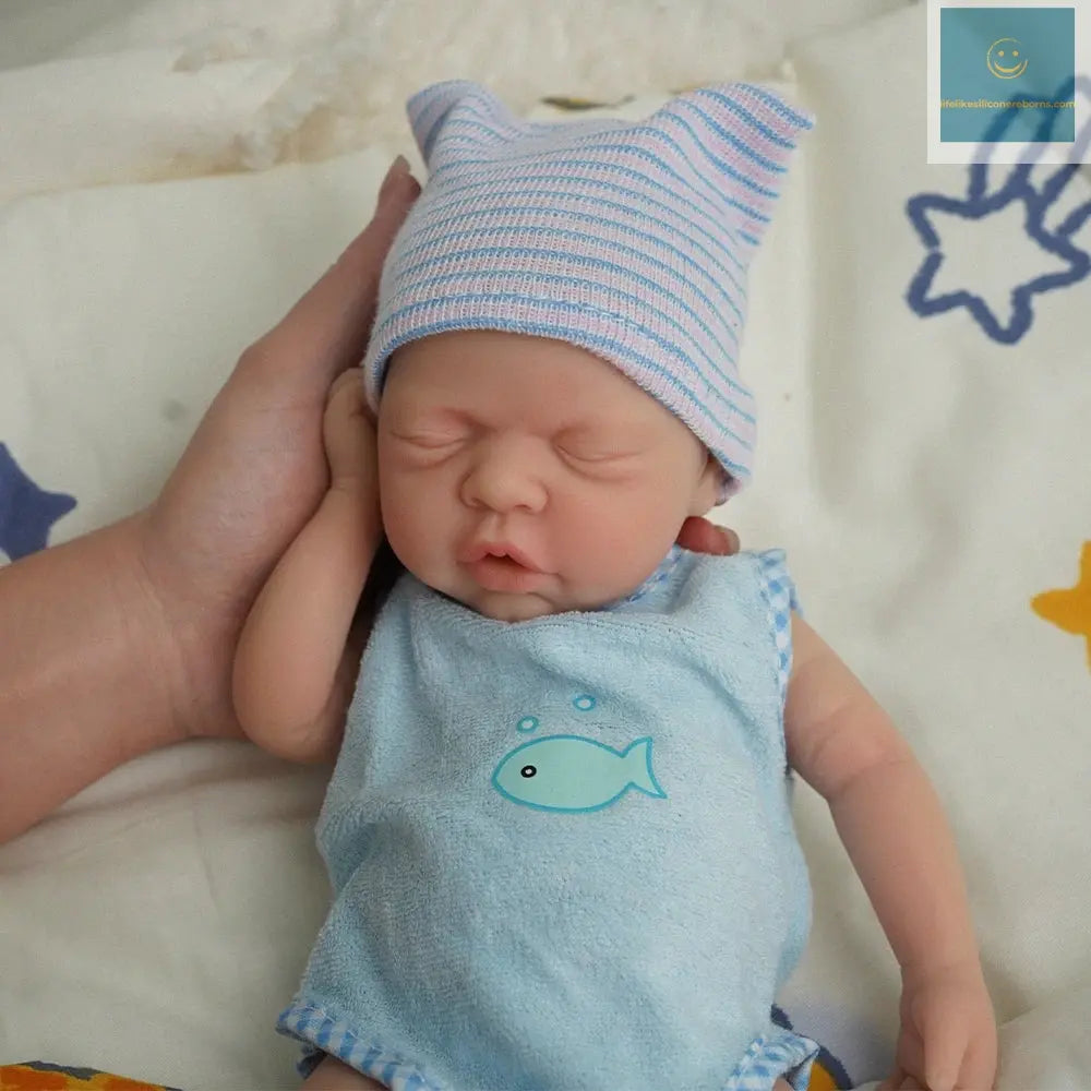 12" Micro Preemie Full Body Silicone Baby Doll Lifelike Reborn Doll Surprice Children Anti-Stress lifelikesiliconereborns.com