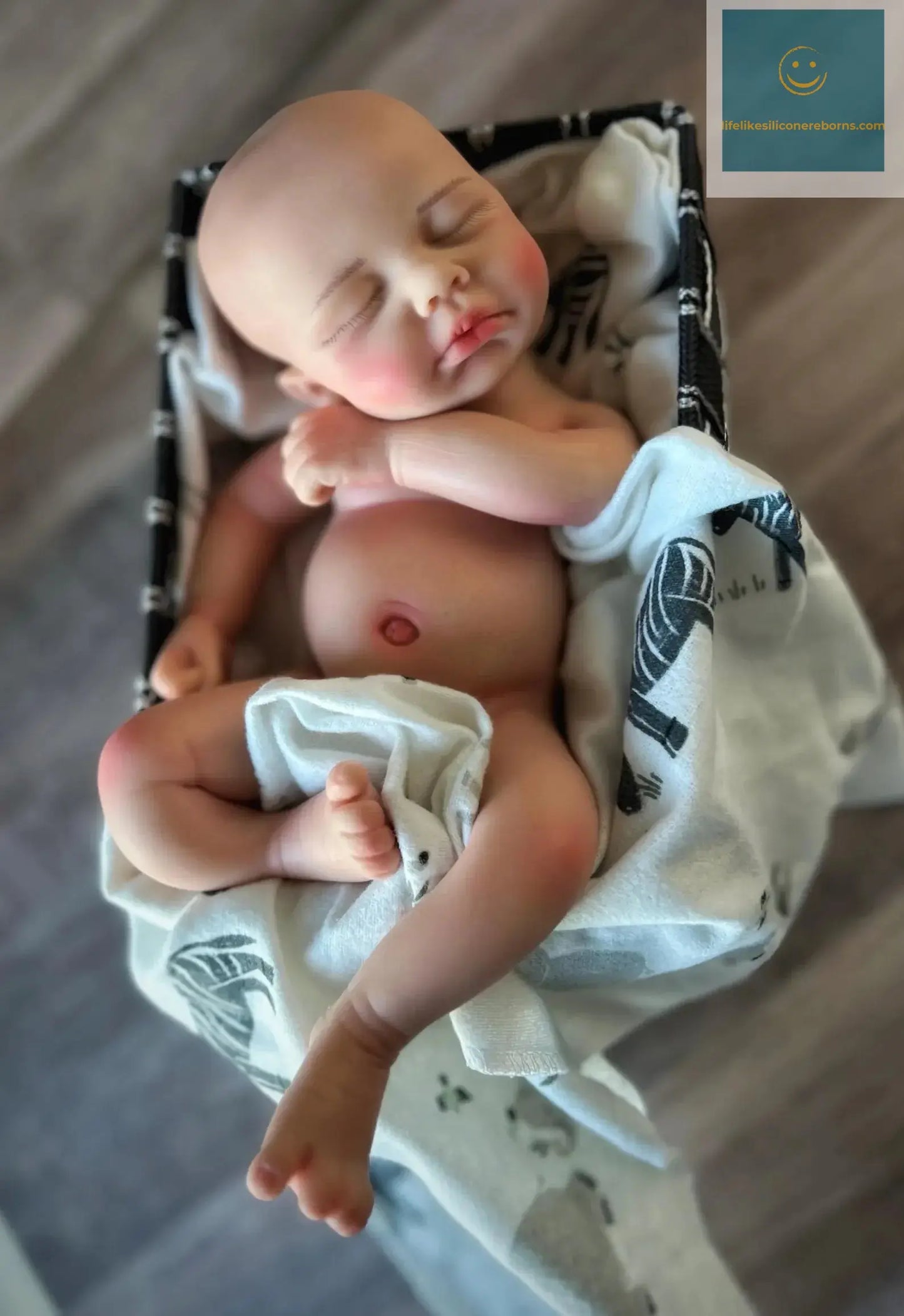 13Inch Can Open Mouth Loulou Silicone Reborn Girl & Boy Doll With Handmade Painted Skin Soft Lifelike Realistic Bebe Reborn Doll lifelikesiliconereborns.com
