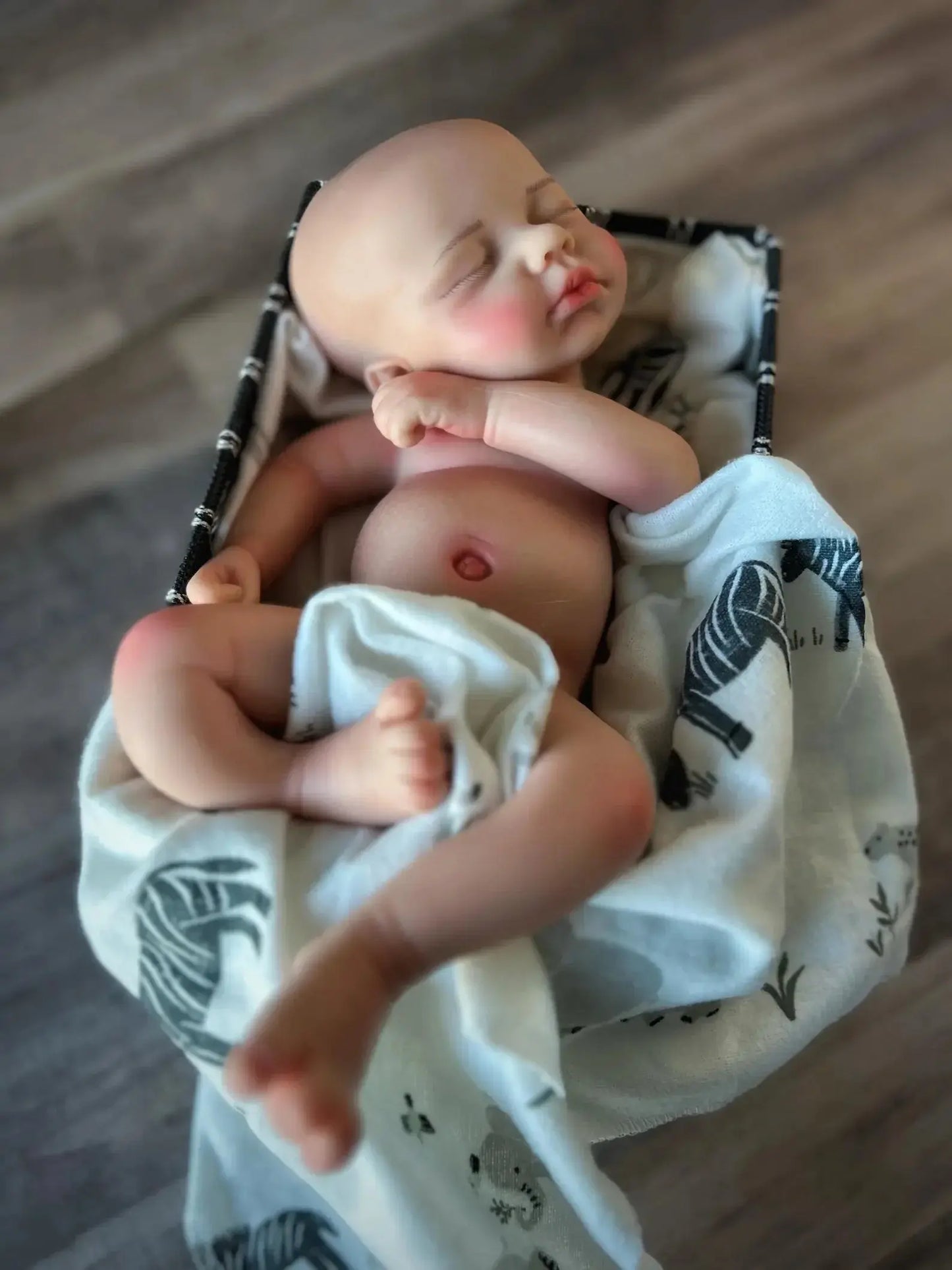 13Inch Can Open Mouth Loulou Silicone Reborn Girl & Boy Doll With Handmade Painted Skin Soft Lifelike Realistic Bebe Reborn Doll lifelikesiliconereborns.com