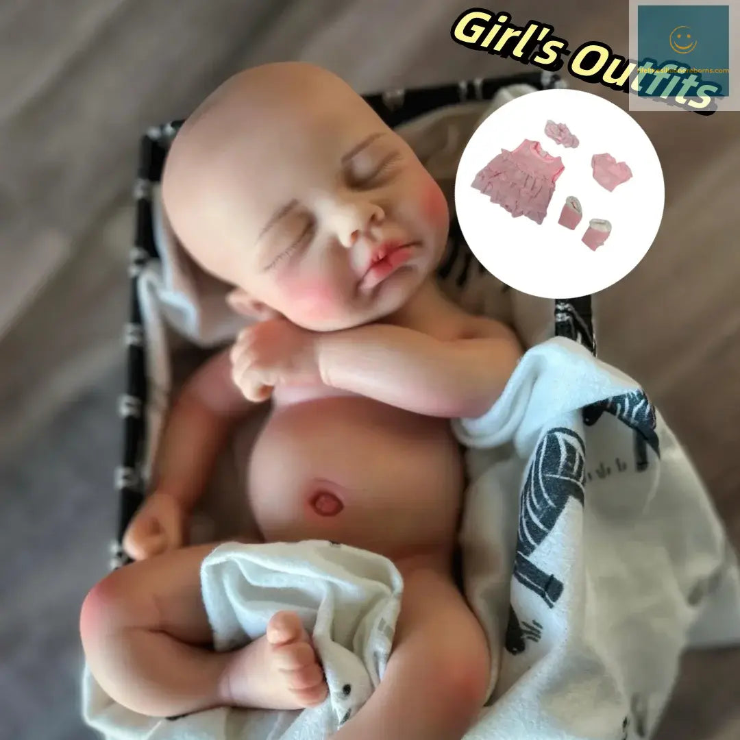 13Inch Can Open Mouth Loulou Silicone Reborn Girl & Boy Doll With Handmade Painted Skin Soft Lifelike Realistic Bebe Reborn Doll lifelikesiliconereborns.com
