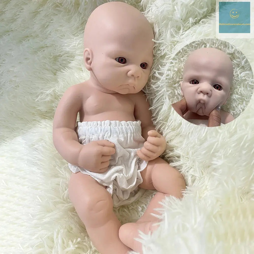 16Inch Dark Skin Realistic Full Body Silicone Reborn Baby Boy Waterproof Doll Gift for Therapy Collecting & Display lifelikesiliconereborns.com