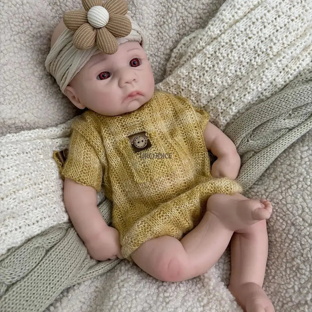 16Inch Dark Skin Realistic Full Body Silicone Reborn Baby Boy Waterproof Doll Gift for Therapy Collecting & Display lifelikesiliconereborns.com