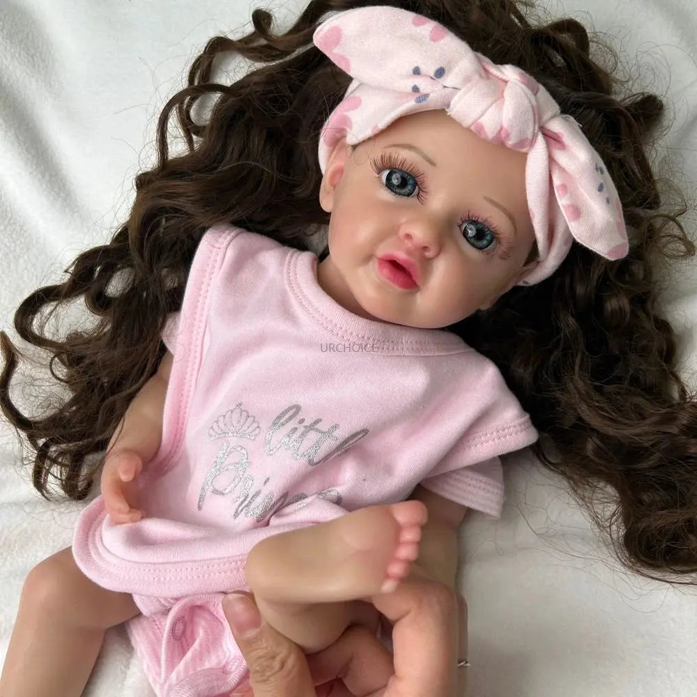 16Inch High-Simulation Silicone Reborn Baby Girl Lifelike Details Durable Materials For Role-Playing Christmas Gift Kids Toy lifelikesiliconereborns.com