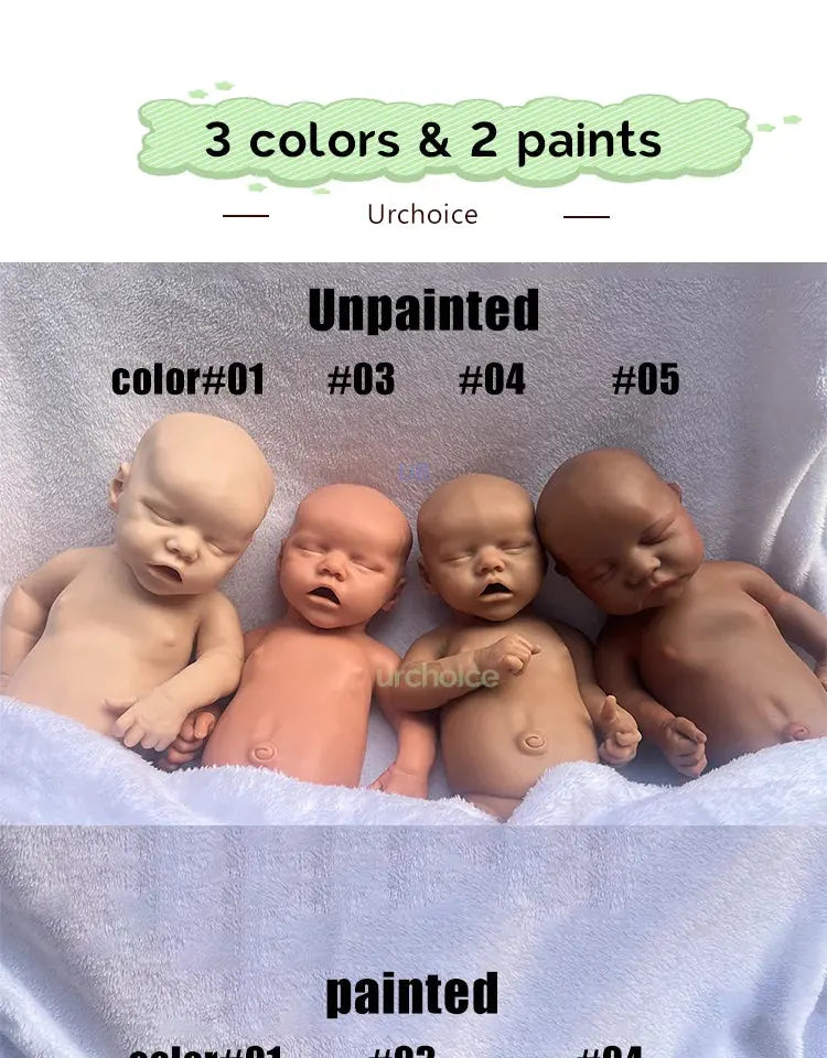 17 Inch Silicone Body Reborn Baby Doll Waterproof Hand-Made 3D Mould Beautiful Smile Girl Toy For Children Festival Gift Cute lifelikesiliconereborns.com