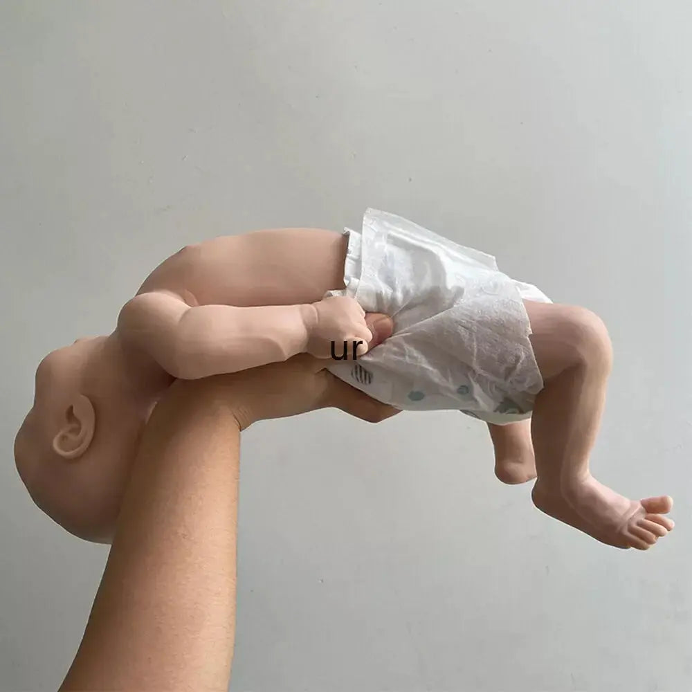 17 Inch Strechable Super Soft Marshmallow Platinum Silicone Reborn Baby Doll Diy Unpainted Painted Spainish Boy Artificial lifelikesiliconereborns.com
