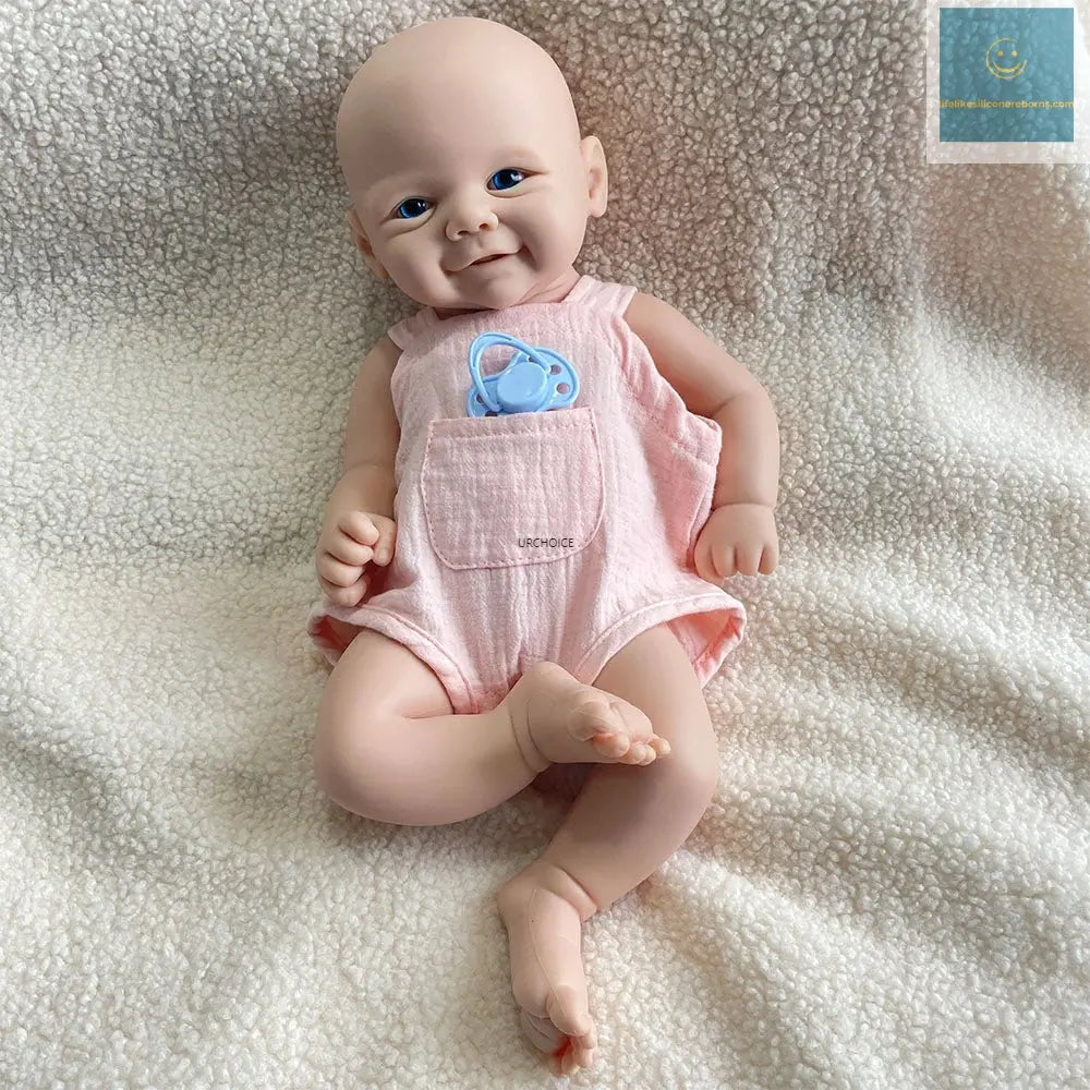 17Inch Baby Girl Vivienne Washable Silicone Reborn Baby Soft Touch Feeling Handmade Doll for Children Gift for Dementia Patients lifelikesiliconereborns.com