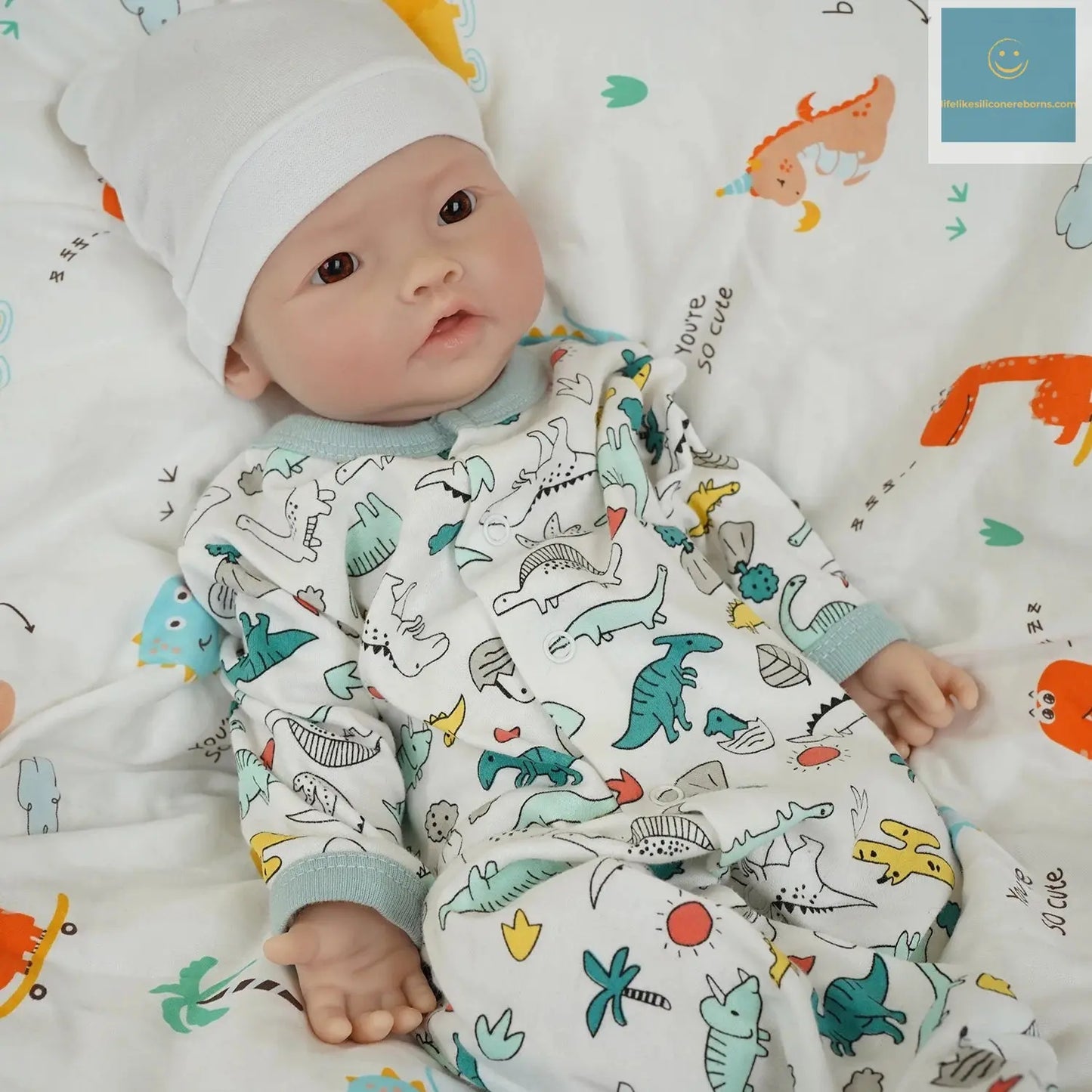 17" Full Silicone Reborn Baby Doll-Soft,Realistic Newborn, Full Body Silicone Not Vinyl Perfect Gift for Collectors Parents lifelikesiliconereborns.com
