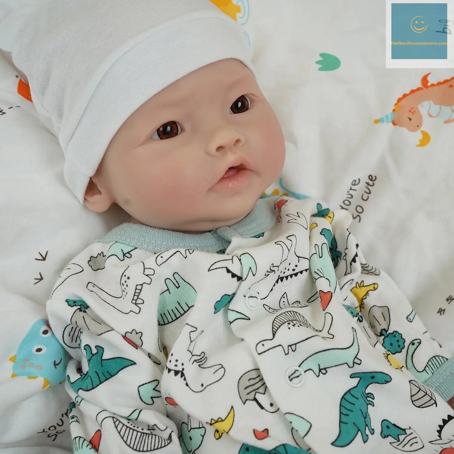 17" Full Silicone Reborn Baby Doll-Soft,Realistic Newborn, Full Body Silicone Not Vinyl Perfect Gift for Collectors Parents lifelikesiliconereborns.com