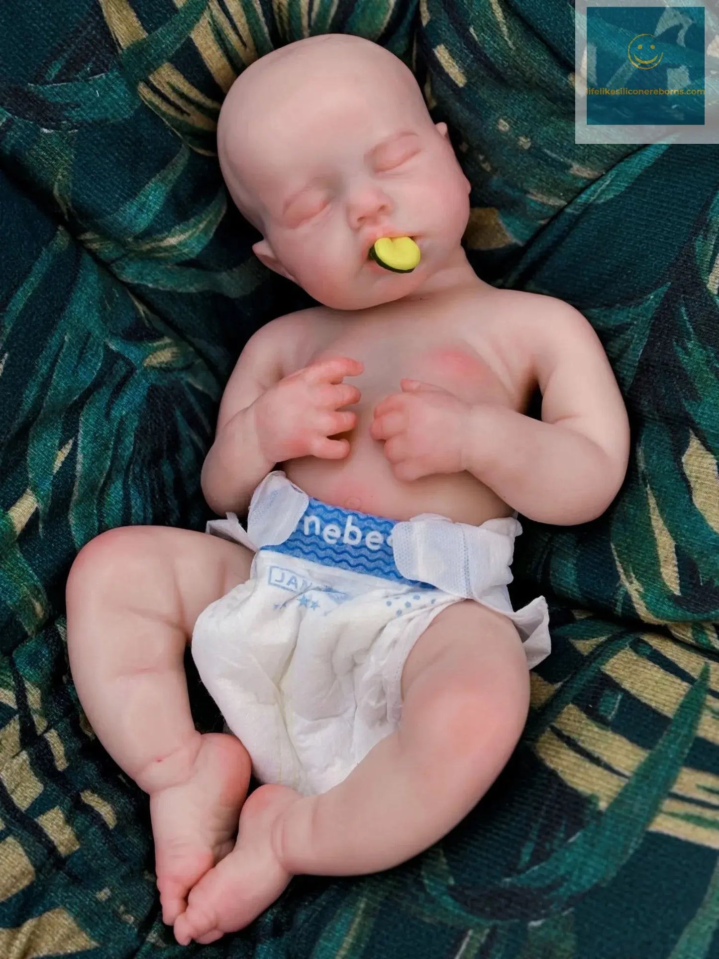 18Inch Open Mouth Silicone Girl Loulou Bebe Reborn Full Solid Silicone Reborn Dolls Painted Baby Doll Toy Corpo De Silicone lifelikesiliconereborns.com