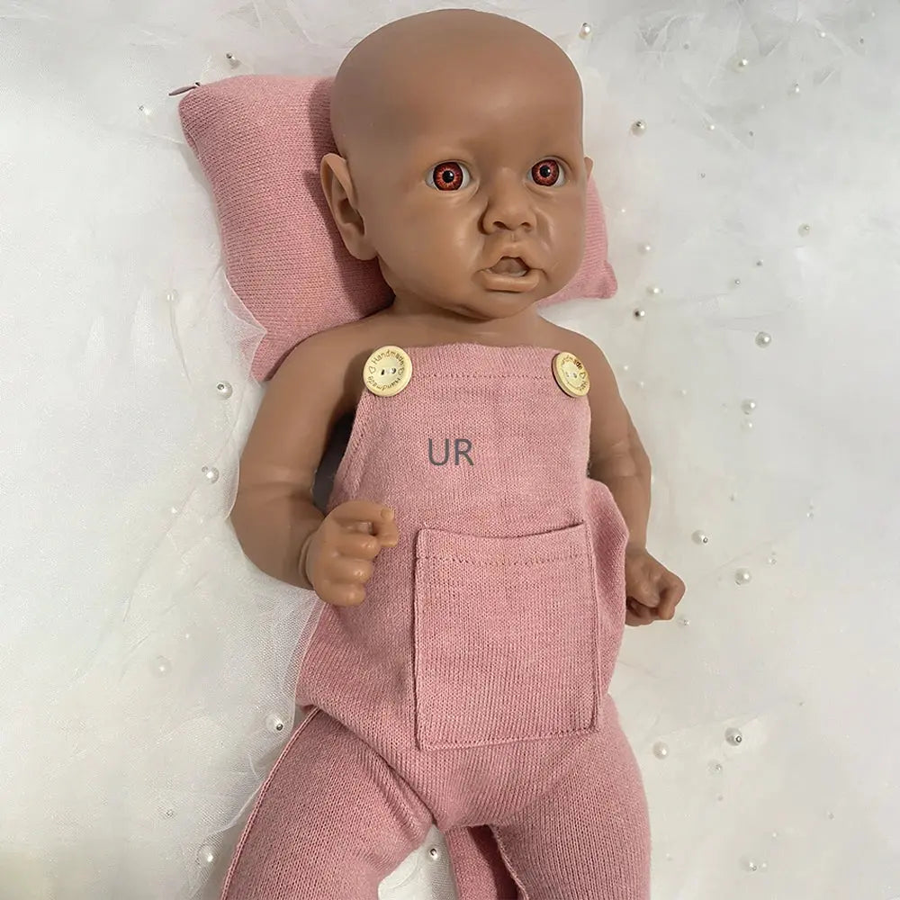 18Inch Realistic Weight Handmade Silicone Reborn Baby Girl Doll Easy to Clean Ideal for Hobbyists Collectible Kids Toy lifelikesiliconereborns.com