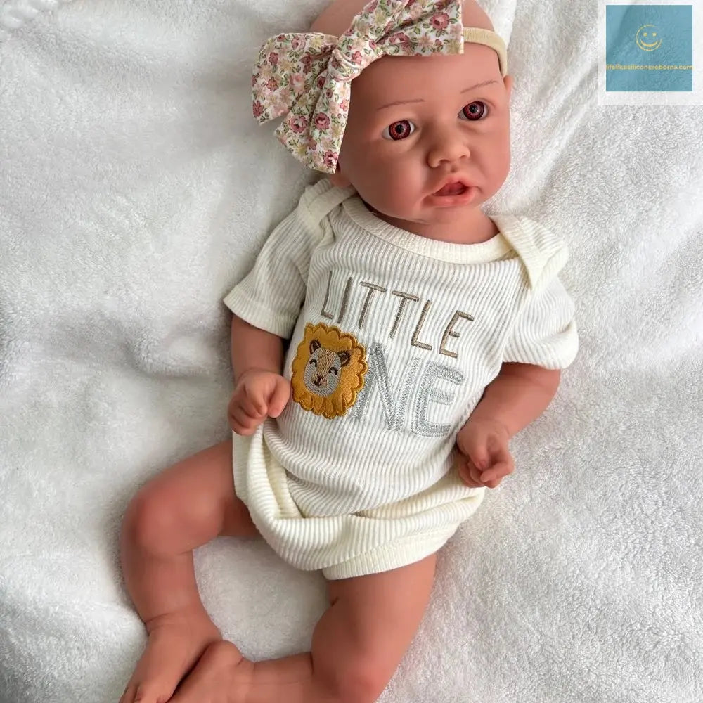 18Inch Realistic Weight Handmade Silicone Reborn Baby Girl Doll Easy to Clean Ideal for Hobbyists Collectible Kids Toy lifelikesiliconereborns.com