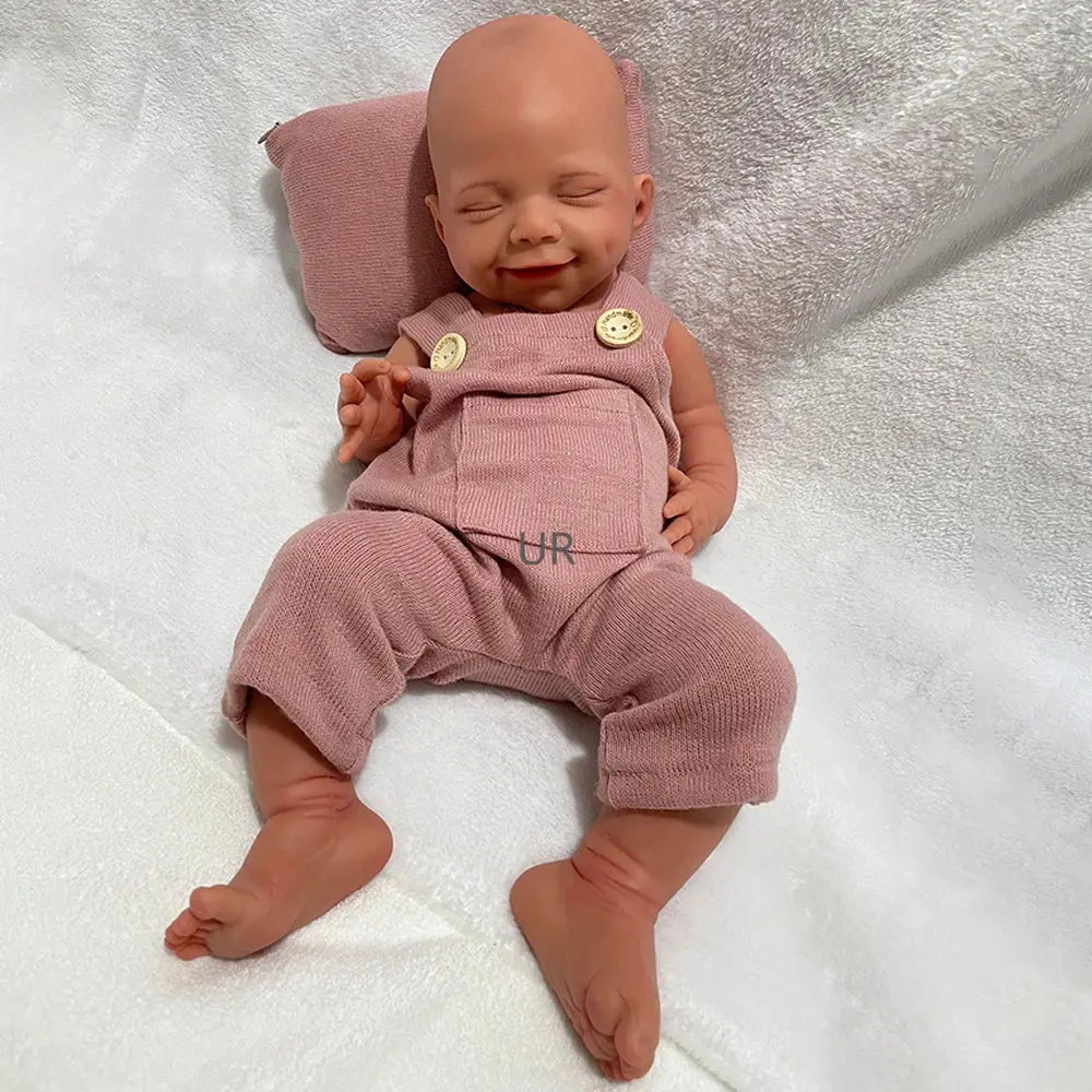 18'' 2.76kg Small Girl 100% Full Body Silicone Reborn Baby Doll Waterproof Realistic Skin Lifelike Infant DIY Toys for Children lifelikesiliconereborns.com