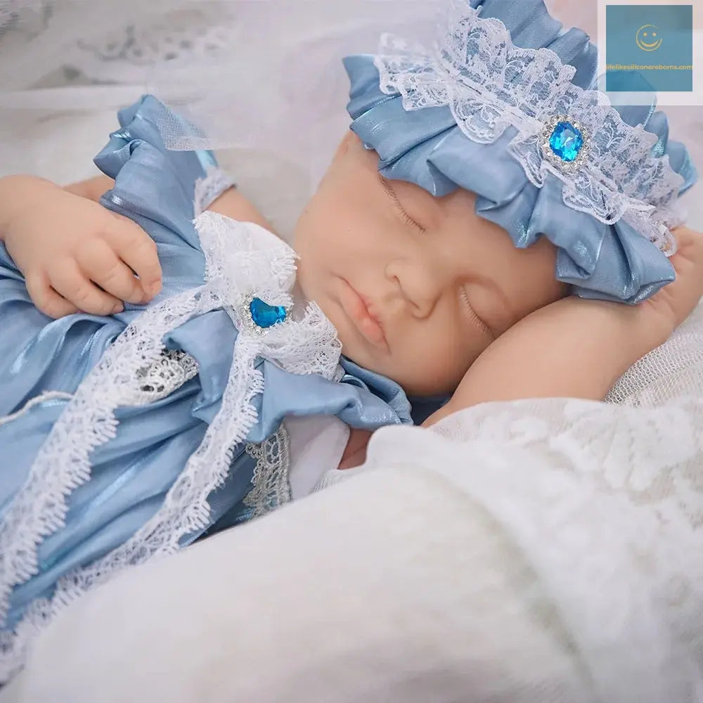 18inch Full Body Silicone Reborn Baby Doll Realistic Girl Dolls Unpainted lifelikesiliconereborns.com