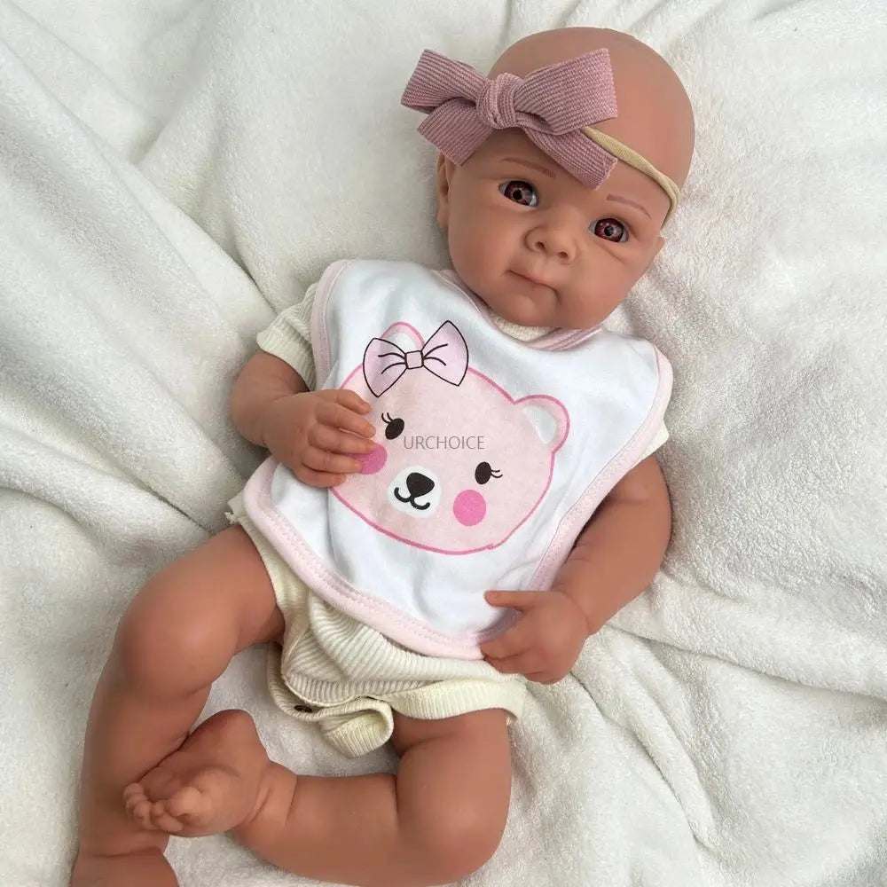 19Inch Realistic Silicone Reborn Baby Girl Bettie Lifelike Skin Poseable Limbs Doll for Doll Enthusiasts Collectibles lifelikesiliconereborns.com