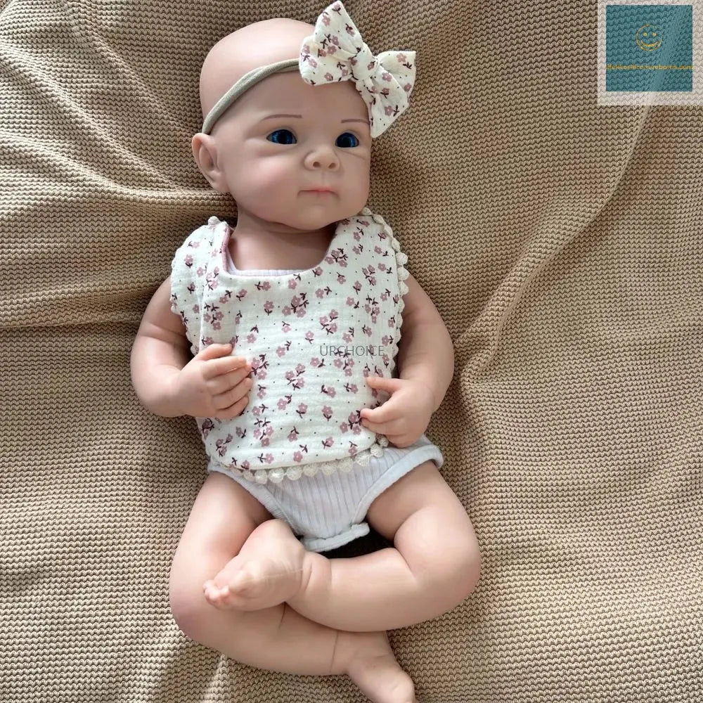 19Inch Soft And Lifelike Silicone Reborn Baby Girl Open Blue Eyes Realistic Skin Tones And Painted Details for Collectibles Gift lifelikesiliconereborns.com