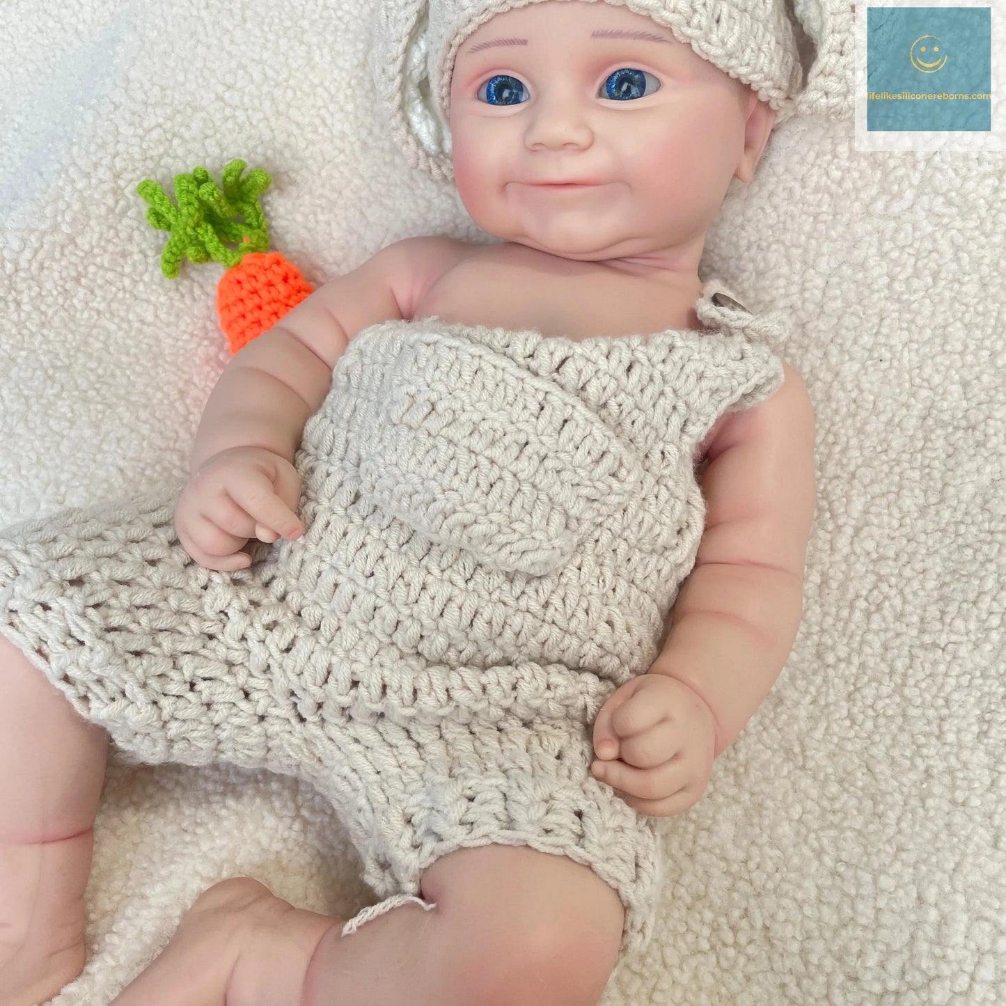 20-Inch Lifelike Silicone Reborn Baby Doll – Adorable Pink Girl Maddie Sculpt, Perfect Reborn Artist Collectible Toy lifelikesiliconereborns.com