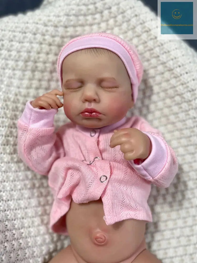 20 Inch LouLou Reborn Full Body Silicone Vinyl Girl Washable Newborn Baby Doll 3D Skin Visible Veins Doll Christmas Gift lifelikesiliconereborns.com