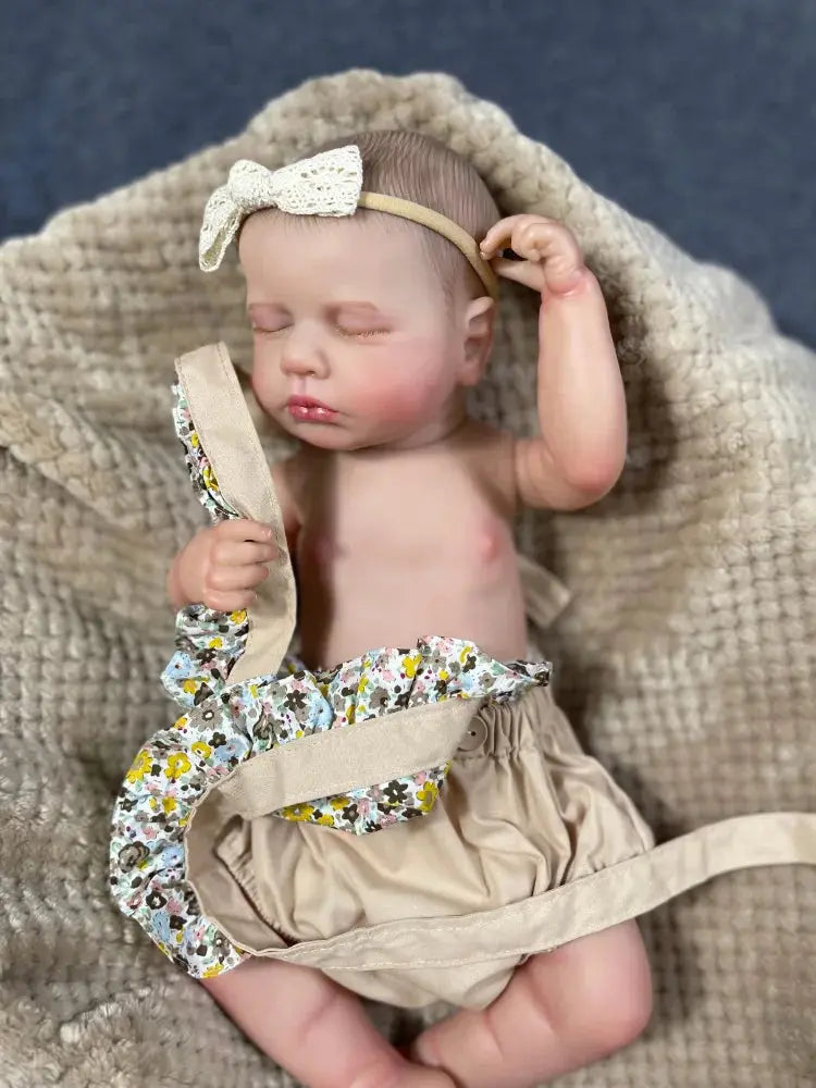 20 Inch LouLou Reborn Full Body Silicone Vinyl Girl Washable Newborn Baby Doll 3D Skin Visible Veins Doll Christmas Gift lifelikesiliconereborns.com
