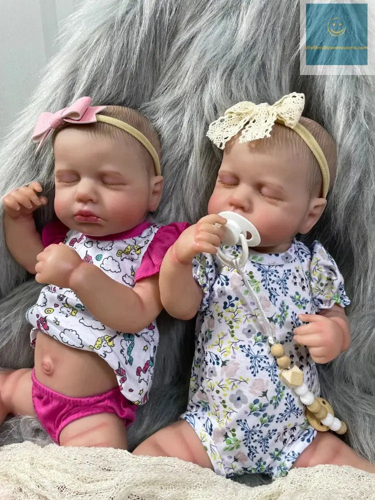 20 Inch LouLou Reborn Full Body Silicone Vinyl Girl Washable Newborn Baby Doll 3D Skin Visible Veins Doll Christmas Gift lifelikesiliconereborns.com
