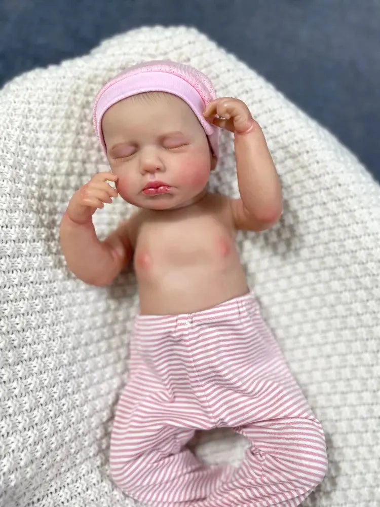 20 Inch LouLou Reborn Full Body Silicone Vinyl Girl Washable Newborn Baby Doll 3D Skin Visible Veins Doll Christmas Gift lifelikesiliconereborns.com