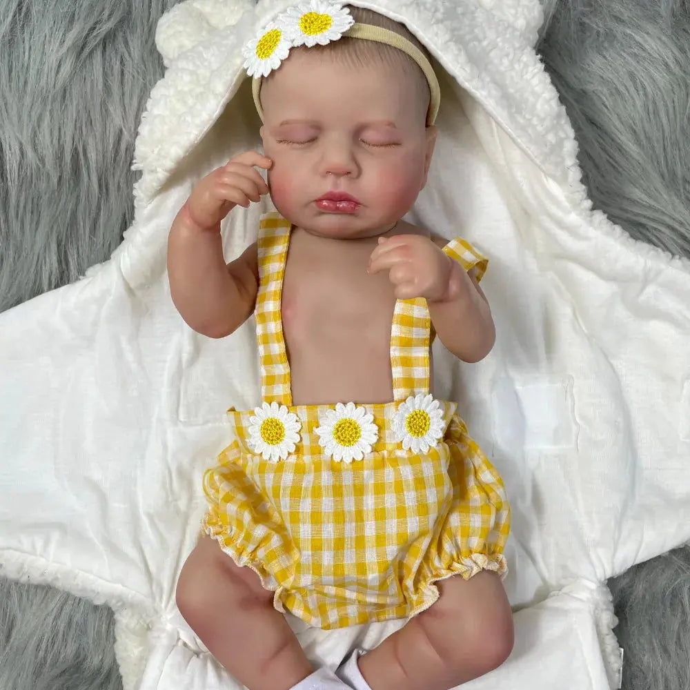 20 Inch LouLou Reborn Full Body Silicone Vinyl Girl Washable Newborn Baby Doll 3D Skin Visible Veins Doll Christmas Gift lifelikesiliconereborns.com
