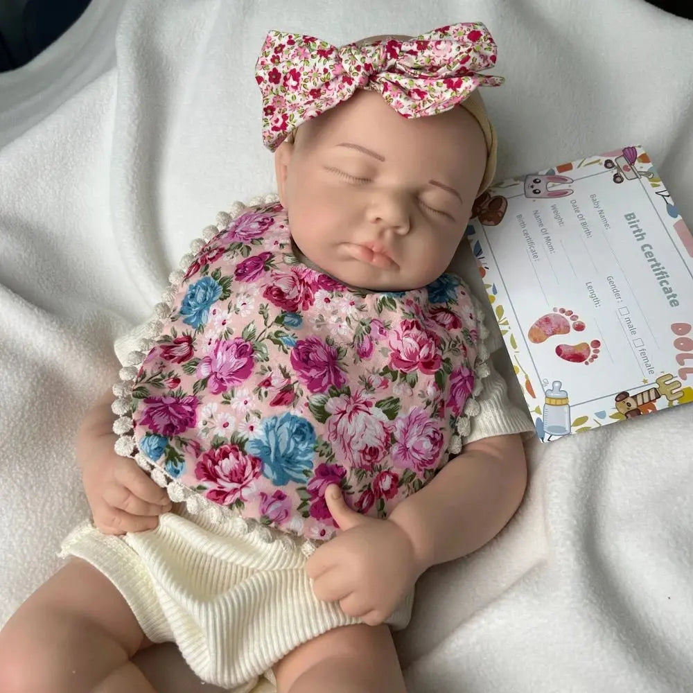 20Inch Full Solid Soft Baby Loulou Waterproof Silicone Reborn Baby Girl/Boy Doll Companions for the Lonely Elderly Kids Toy lifelikesiliconereborns.com