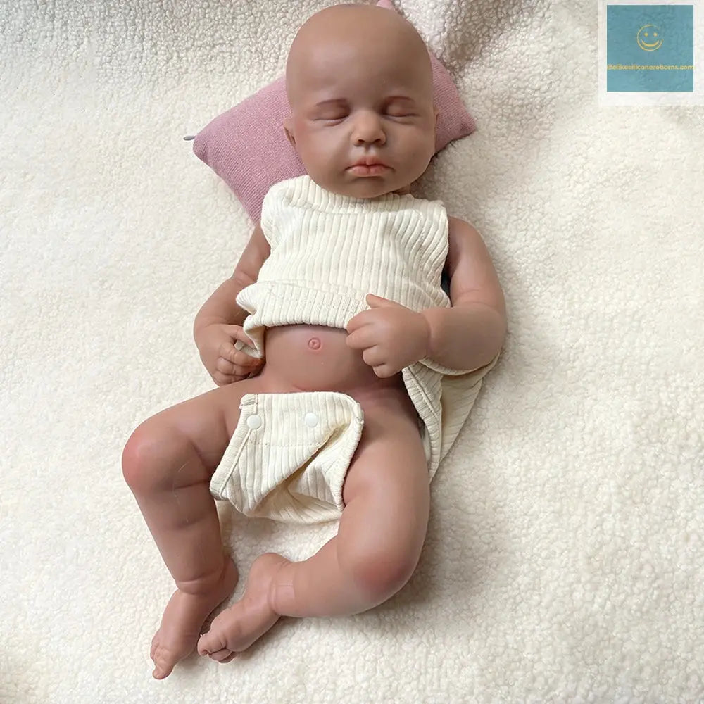 20Inch Full Solid Soft Baby Loulou Waterproof Silicone Reborn Baby Girl/Boy Doll Companions for the Lonely Elderly Kids Toy lifelikesiliconereborns.com