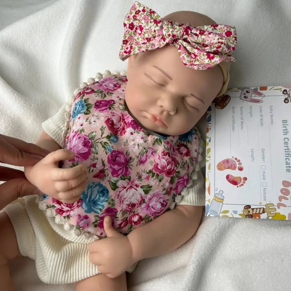 20Inch Handamde Full Body Soft Silicone Reborn Baby Girl Loulou Lifelike Details Doll Gift for Dementia Patients Kids Toy lifelikesiliconereborns.com