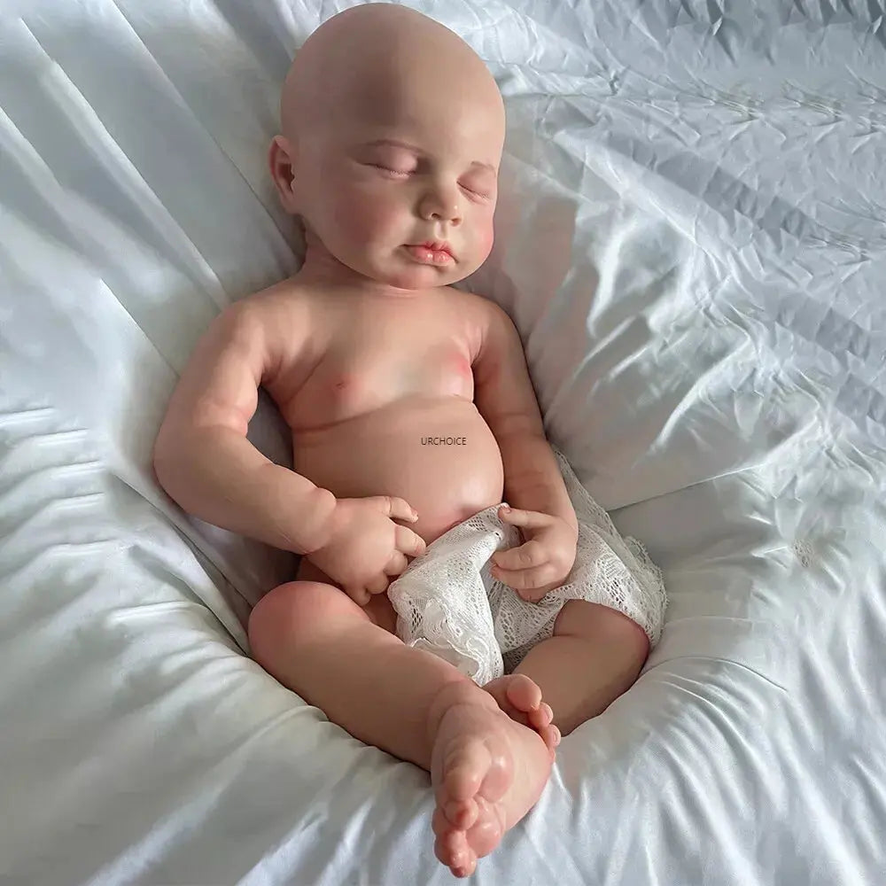 20Inch Handamde Full Body Soft Silicone Reborn Baby Girl Loulou Lifelike Details Doll Gift for Dementia Patients Kids Toy lifelikesiliconereborns.com