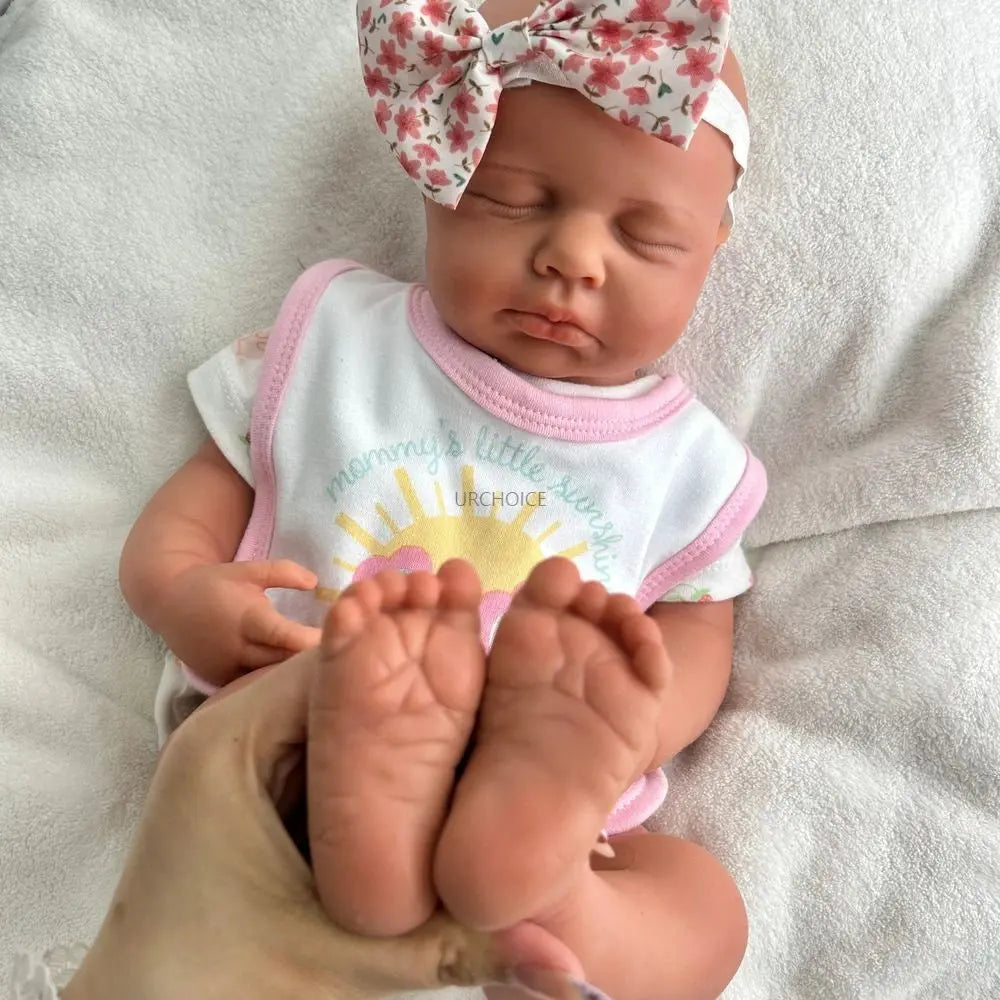 20Inch Handamde Full Body Soft Silicone Reborn Baby Girl Loulou Lifelike Details Doll Gift for Dementia Patients Kids Toy lifelikesiliconereborns.com