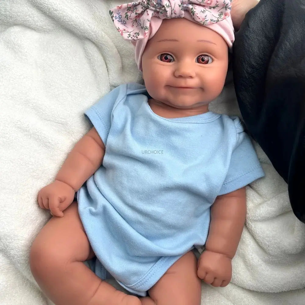20Inch Parenting Practice Weighted Silicone Reborn Baby Girl Maddie Visible Veins Soft Doll for New Parents Christmas Gift lifelikesiliconereborns.com