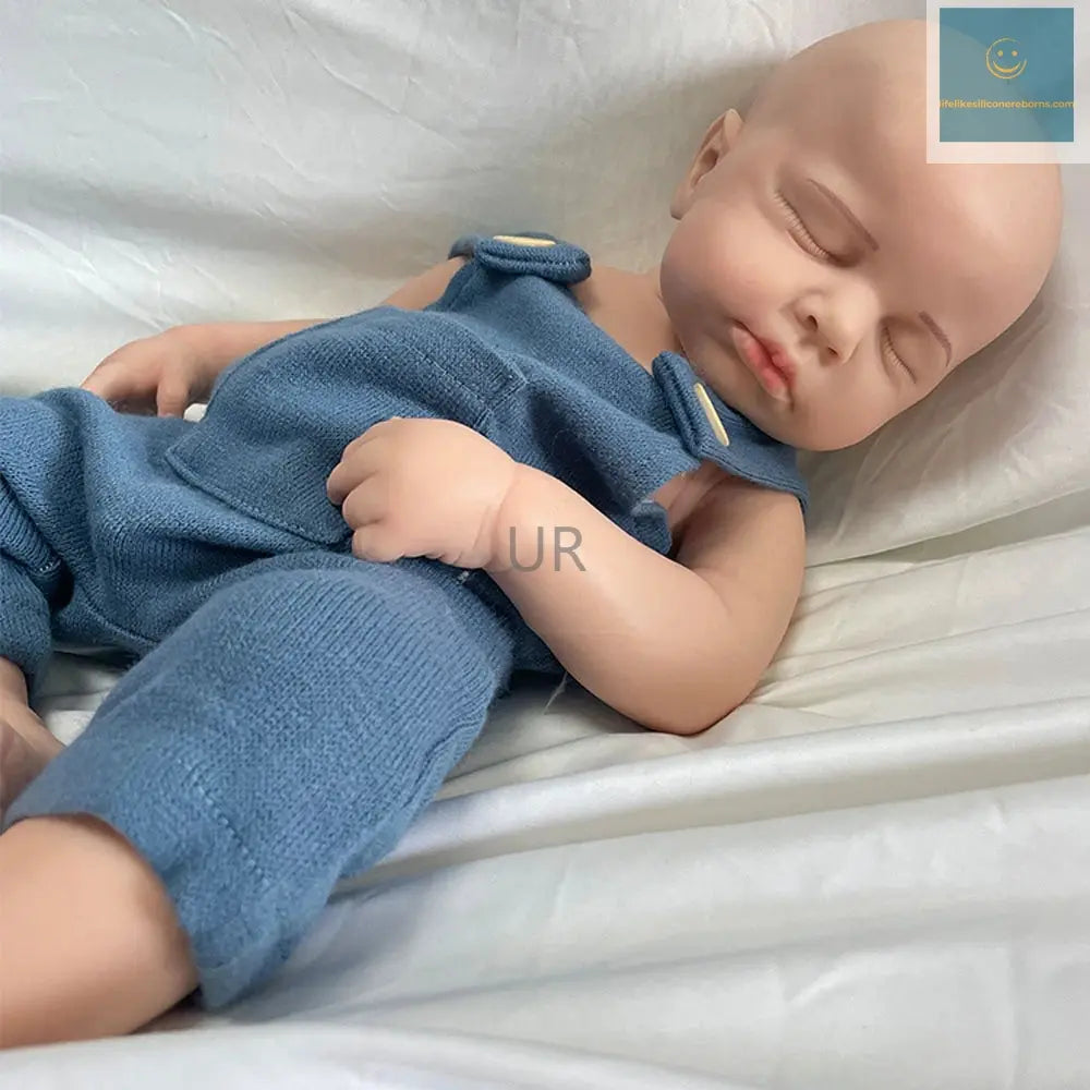 20" Platinum Solid Silicone Newborn Baby Boy/Girl LouLou Floppy Handmade Washable Reborn Doll 6.8lb Kids Toy Birthday Gift lifelikesiliconereborns.com