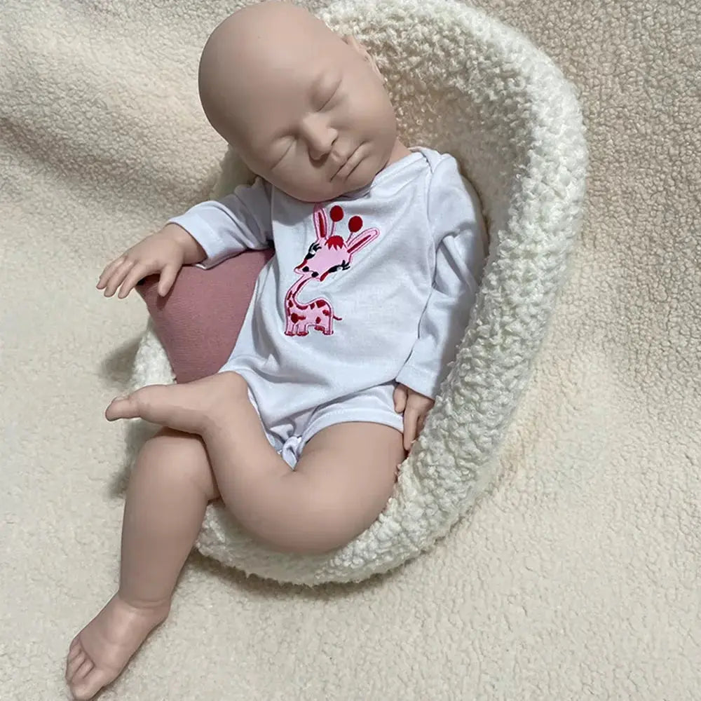 22Inch Full Body Silicone Reborn Doll Super Soft Handmade Flexible Newborn Girl Cuddle Baby Waterptoof Collector Christmas Gift lifelikesiliconereborns.com