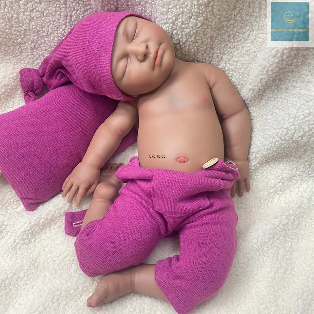 22Inch Soft Silicone Reborn Baby Girl Waterproof Handmade Doll Lifelike Realistic Baby Toy For Kids Collectors Birthday Gift lifelikesiliconereborns.com