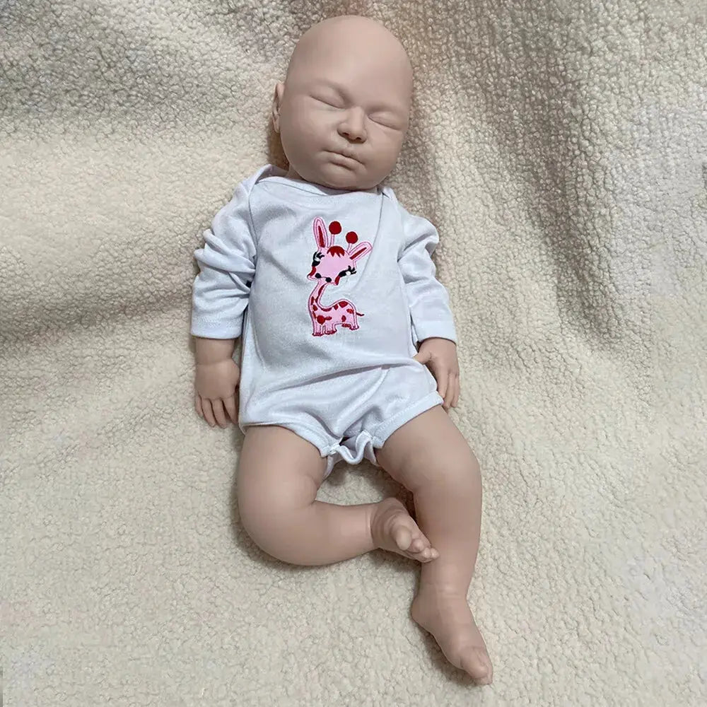 22Inch Soft Silicone Reborn Baby Girl Waterproof Handmade Doll Lifelike Realistic Baby Toy For Kids Collectors Birthday Gift lifelikesiliconereborns.com