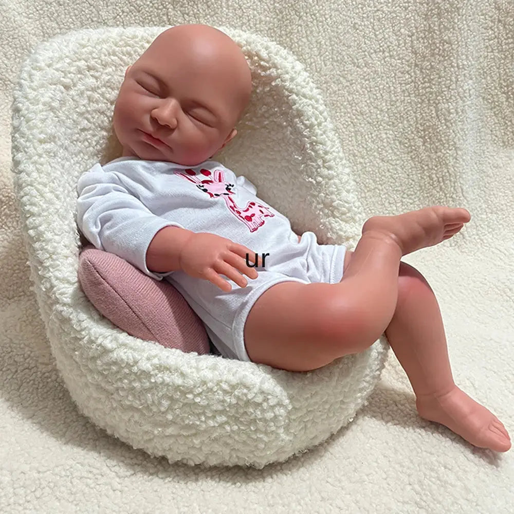 22" Full Soft Silicone Reborn Doll Washable Painted Visible Veins Flexible Newborn Baby Girl Birthday Gift Collection lifelikesiliconereborns.com