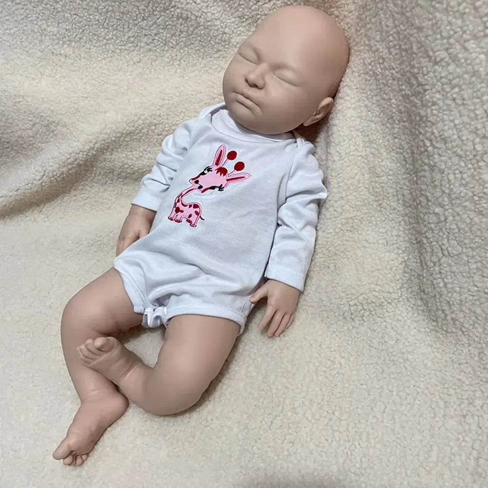 22" Full Soft Silicone Reborn Doll Washable Painted Visible Veins Flexible Newborn Baby Girl Birthday Gift Collection lifelikesiliconereborns.com
